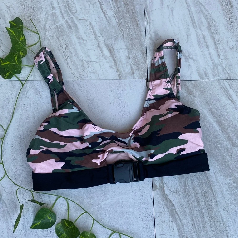 No boundaries Camouflage NEW Swimsuit Bikini Set swimwear Camo Medium Large
